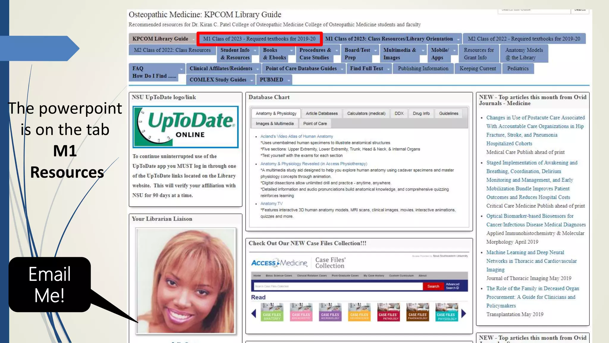 The powerpoint
is on the tab
M1
Resources
Email
Me!
 