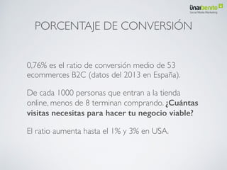 ¿Eres uno más del montón o te
diferencias en algo?
• Precio. Forma de pago.
• Tiempo de entrega.
• Atención al cliente.
• Política de devoluciones
• Mismo producto, pero ofrecido
de forma distinta: packs
promociones, de experiencia,
 