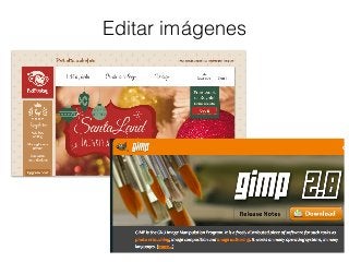 Editar imágenes
 
