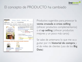 Incremento del comercio electrónico desde el móvil:
compra por impulso, comparación precios, reservas,
códigos BIDI, ofertas basadas en la geolocalización…
El concepto de PLAZA ha cambiado
 