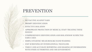 SARS severe acute respiratory syndrome MSN 1 TOPIC | PPTX