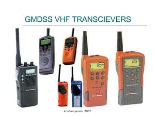 GMDSS VHF TRANSCIEVERS 