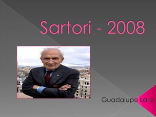 Sartori - 2008 Guadalupe Lara 
