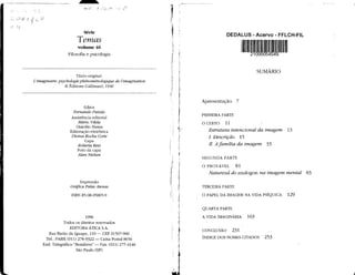 Sartre, j p. o imaginário