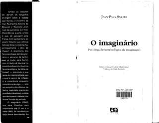 Sartre, j p. o imaginário