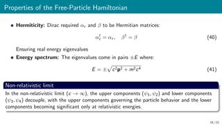 Hamiltonian For no Field: Dirac's Original Approach | PDF