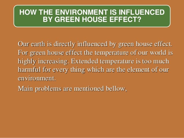 Green house effect – Sai Swaroop