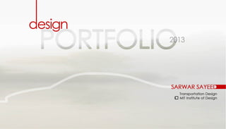 Sarwar Sayeed Design Portfolio