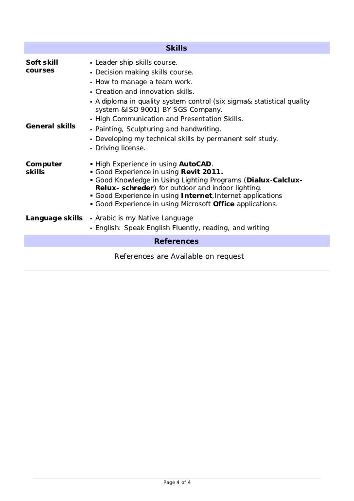 six sigma resume