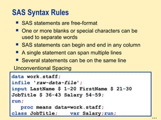 Sas Comment Syntax Sas | PPT