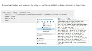 On executing the above code we can see the output as a text file and right click on it to see its content as shown below.
 