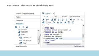 When the above code is executed we get the following result −
 