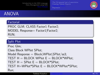 W Plot Basics of SAS | PDF
