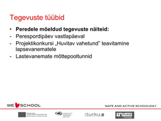 Mängude toa sisustamine
