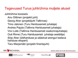 Koolistendi vormistamine„Aktiivne ja turvaline koolipäev meie koolis“