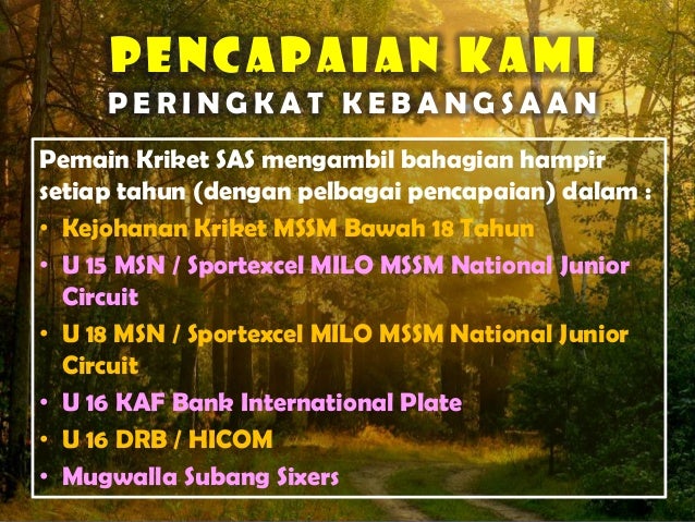 Profil SAS Klang 2013