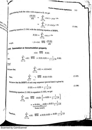 Discrete Time Fourier Transform | PDF