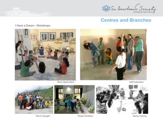 One of our greatest assets are our volunteers and
interns. Students, professionals, groups and
organizations from all over the world contribute
their skills and expertise towards our vision.
Volunteers and Interns
Shweta - Nasik Vivek - Indore
Riddhi - Mumbai Kinzie & Rachel - Oregon
Ann - Geneva
 