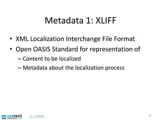 Metadata for the rescue!37