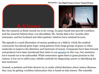 Address
reproducibility /
     reuse
 of public data

                          16



                    16
 