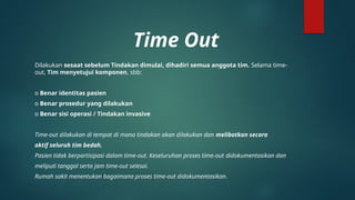 Time Out Operasi SASARAN KESELAMATAN PASIEN oreintasi.pptx