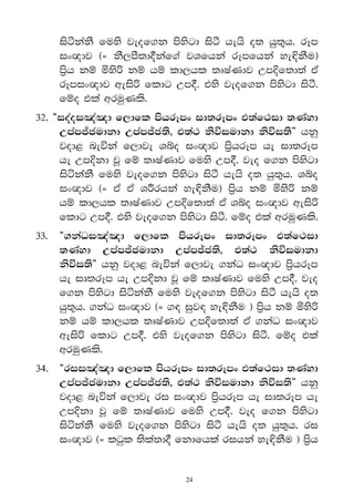 isákakS fuys jeof.k msysgd isà hehs o; hq;=h' rEm
    ix{dj ^} kS,mS;d°kaf.a jYfhka rEmfhka ye¢kSu&
    m%sh kï ñys˙ kï hï ld,hl ;DIaKdj Wm†f;d;a tA
    rEmix{dj weis˙ fldg Wm°' tys jeof.k msysgd isà'
    fïo tla wruqKls'
32' §ioaoi[a[d f,dfl mshrEmx id;rEmx t;af:id ;Kayd
     Wmam–cudkd Wmam–c;s" t;a: ksúiudkd ksúi;s¶ hkq
     jod< neúka f,dje Yío ix{dj m%shrEm he id;rEm
     he Wm†kd jQ fï ;DIaKdj fuys Wm°' jeo f.k msysgd
     isákakS fuys jeof.k msysgd isà hehs o; hq;=h' Yío
     ix{dj ^} tA tA Y¯rhka ye¢kSu& m%sh kï ñys˙ kï
     hï ld,hl ;DIaKdj Wm†f;d;a tA Yío ix{dj weis˙
     fldg Wm°' tys jeof.k msysgd isà' fïo tla wruqKls'
33' 	 §.kaOi[a[d f,dfl mshrEmx id;rEmx t;af:id
      ;Kayd Wmam–cudkd Wmam–c;s" t;a: ksúiudkd
      ksúi;s¶ hkq jod< neúka f,dje .kaO ix{dj m%shrEm
      he id;rEm he Wm†kd jQ fï ;DIaKdj fuys Wm°' jeo
      f.k msysgd isákakS fuys jeof.k msysgd isà hehs o;
      hq;=h' .kaO ix{dj ^} .| iqj| ye¢kSu & m%sh kï ñys˙
      kï hï ld,hl ;DIaKdj Wm†f;d;a tA .kaO ix{dj
      weis˙ fldg Wm°' tys jeof.k msysgd isà' fïo tla
      wruqKls'
34' 	 §rii[a[d f,dfl mshrEmx id;rEmx t;af:id ;Kayd
      Wmam–cudkd Wmam–c;s" t;a: ksúiudkd ksúi;s¶ hkq
      jod< neúka f,dje ri ix{dj m%shrEm he id;rEm he
      Wm†kd jQ fï ;DIaKdj fuys Wm°' jeo f.k msysgd
      isákakS fuys jeof.k msysgd isà hehs o; hq;=h' ri
      ix{dj ^} lgql ;sla;d° fkdfhla rihka ye¢kSu & m%sh


                             24
 
