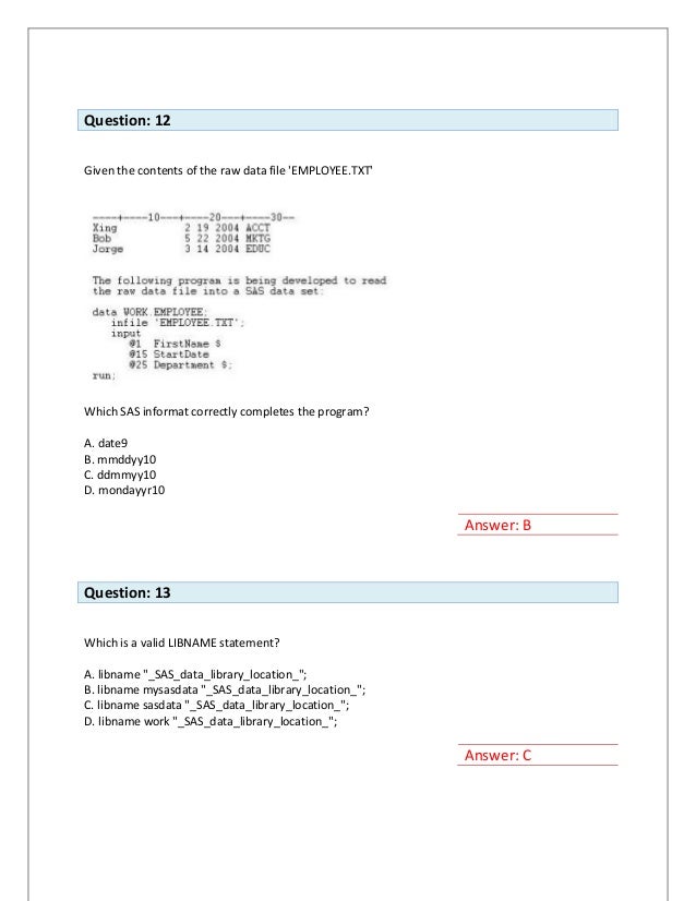Base SAS Full Sample Paper