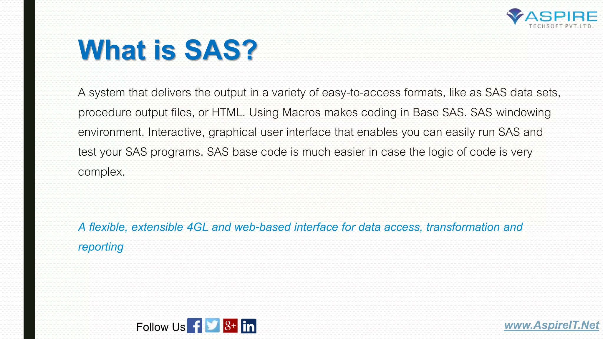 Sas base programmer | PPT