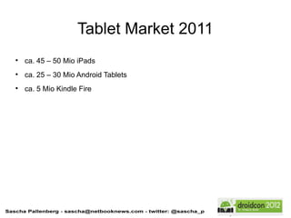 Sascha Pallenberg: Gaming, Tablets, Fragmentation: What's ahead in the Android Market?