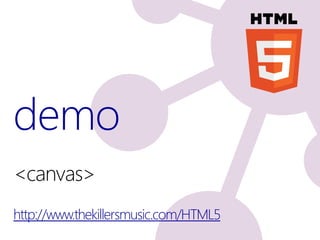 demo
<canvas>
http://www.thekillersmusic.com/HTML5
 