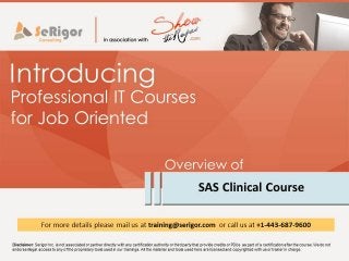 SAS Clinical Training and Placement Program by Showtheropes