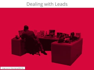 @alexmoss #SAScon
Dealing with Leads
Image source: https://goo.gl/B8U76k
 