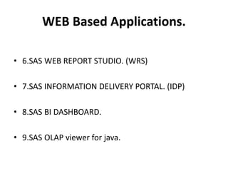 Sas Statistical Analysis System | PPTX