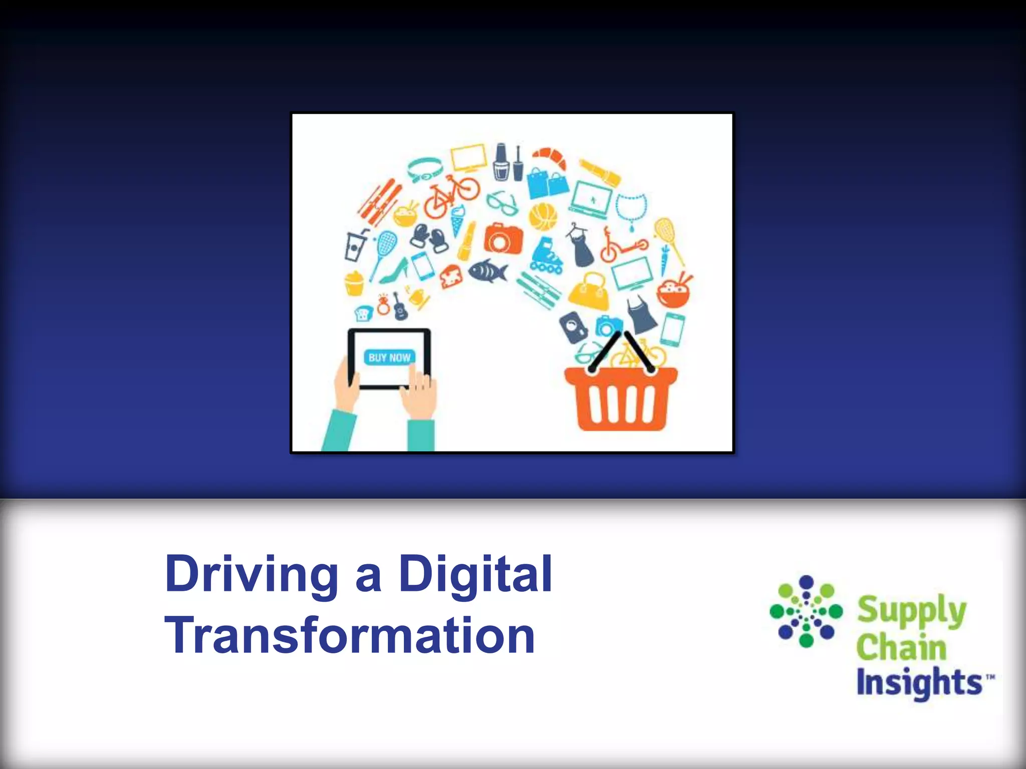 Driving a Digital
Transformation
 