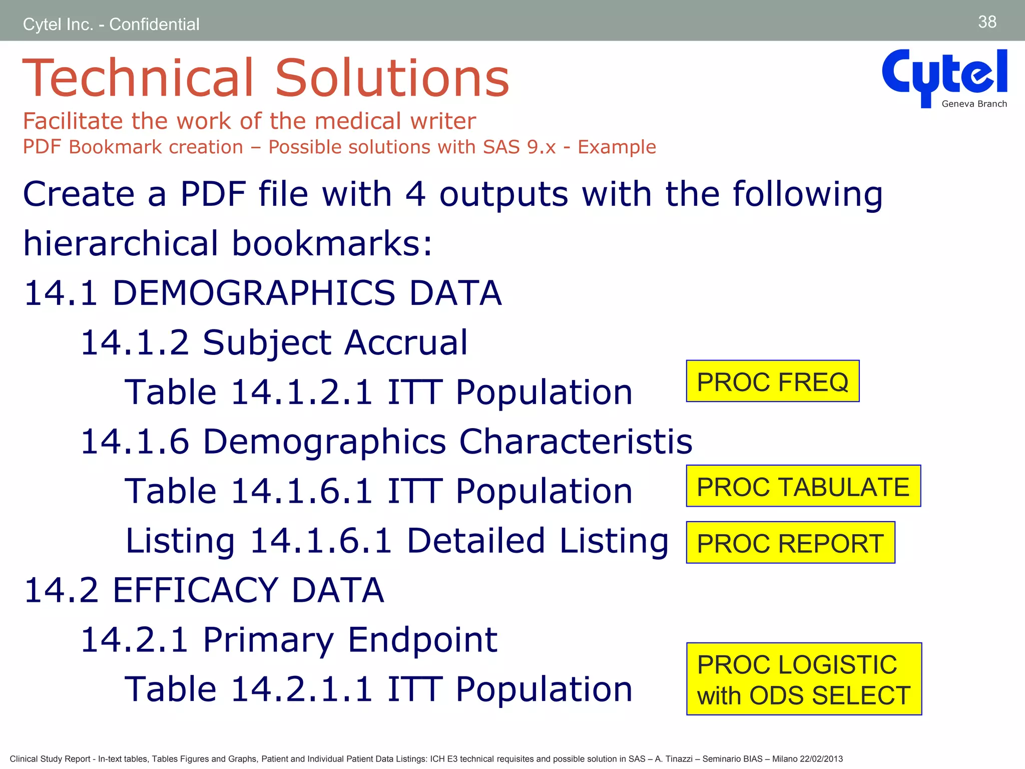 CLINICAL STUDY REPORT - IN-TEXT TABLES, TABLES FIGURES AND GRAPHS ...