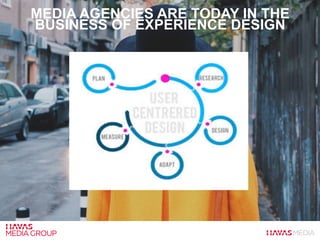 MEDIA AGENCIES ARE TODAY IN THE
BUSINESS OF EXPERIENCE DESIGN
 