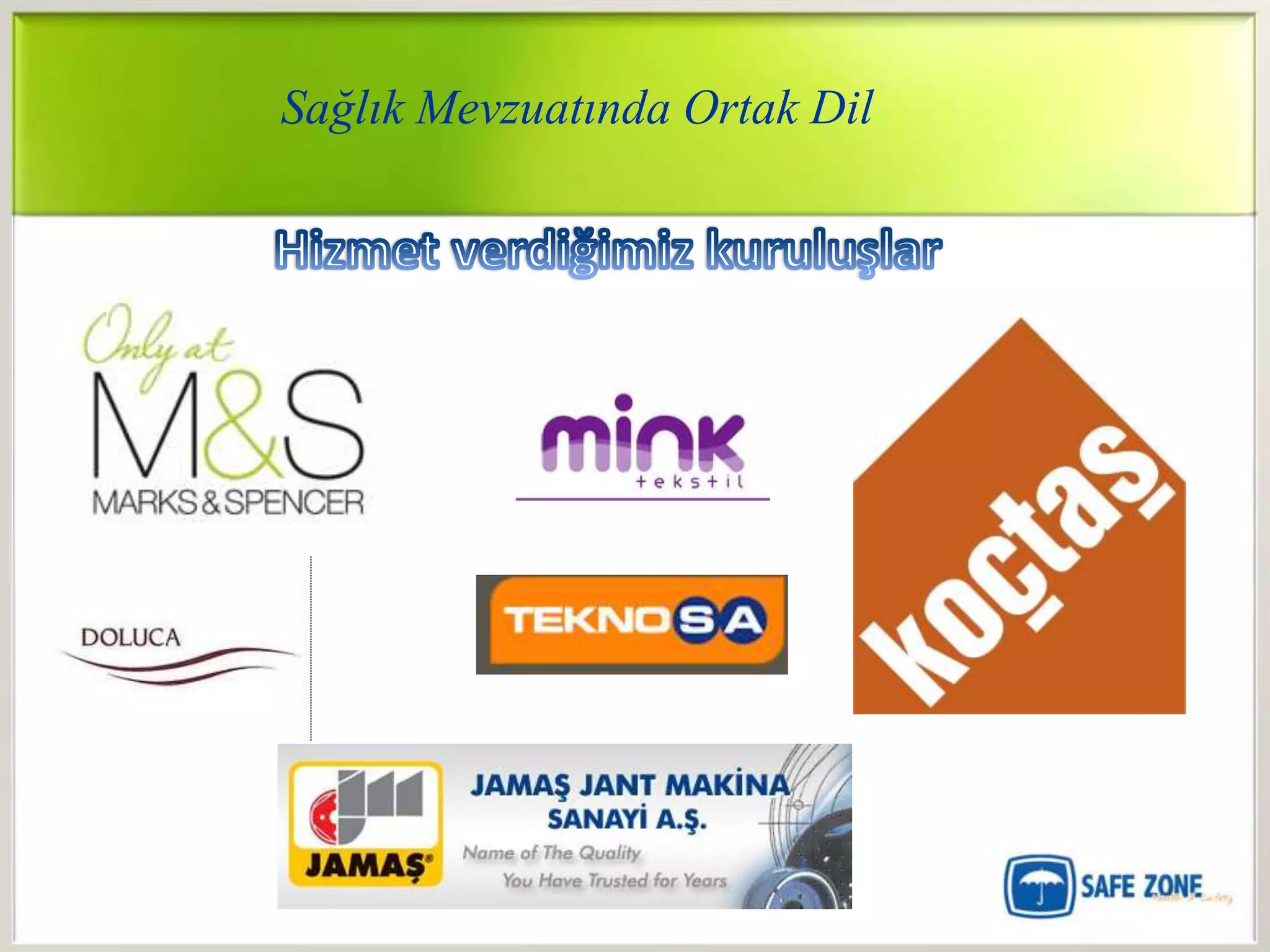 Sağlık Mevzuatında Ortak Dil
 