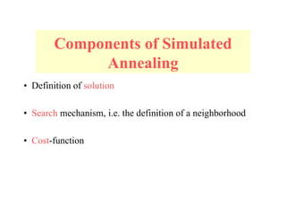 Simulated annealing and it's explanation | PDF