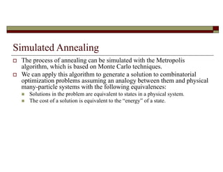Simulated annealing and it's explanation | PDF