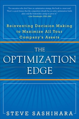 The Optimization Edge by Steve Sashihara