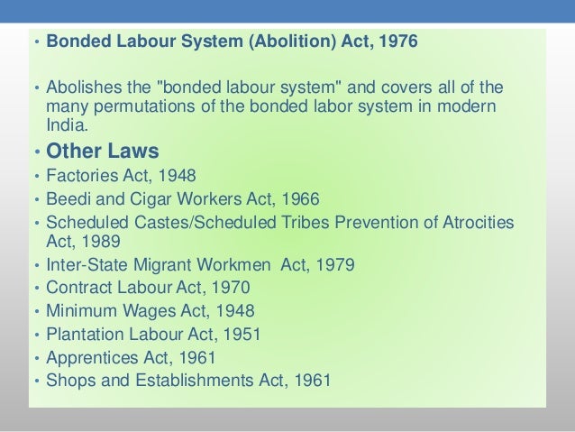 bonded labour in india ppt Bonded labours.