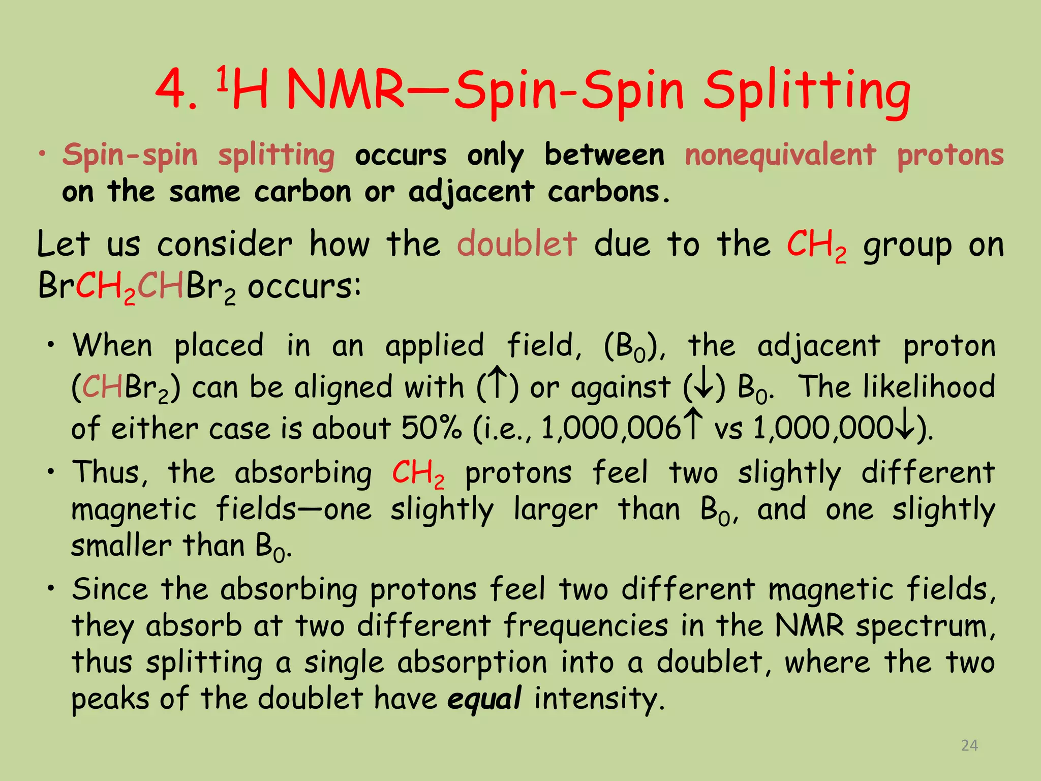 interpretation of NMR spectroscopy | PPTX
