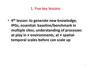 Research in the CGIAR: An urgent need for systems analysis and more integrative research approaches