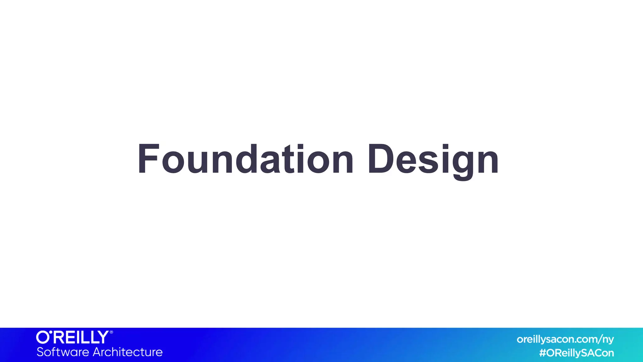 Foundation Design
 