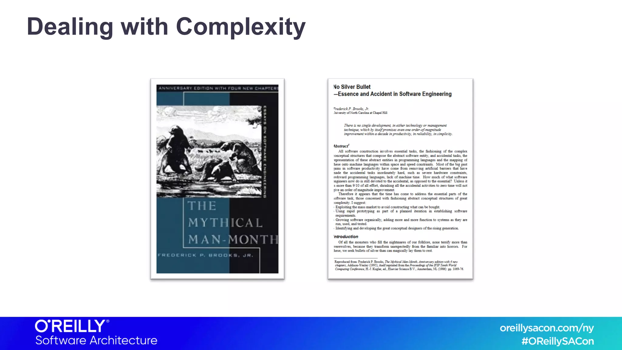 Dealing with Complexity
 