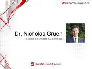 Dr. Nicholas Gruen
   A sa n oe mn 2 Tsoc
    ut l G vr et .0 a f e
      ria   n        kr




                            1
 