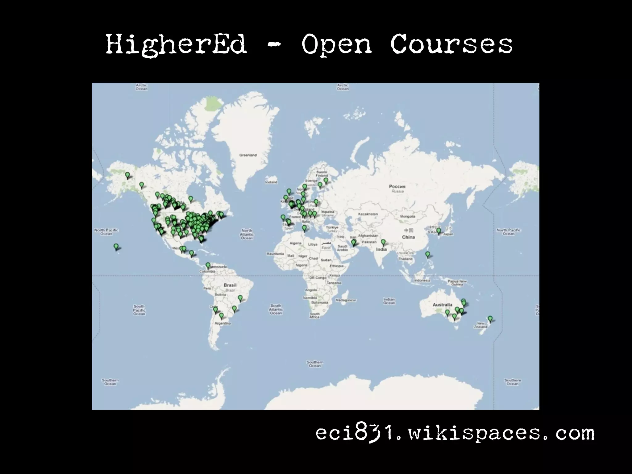 HigherEd - Open Courses




           eci831.wikispaces.com
 