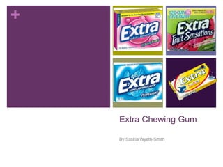 +

Extra Chewing Gum
By Saskia Wyeth-Smith

 
