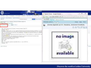 Discover the world at Leiden University
 