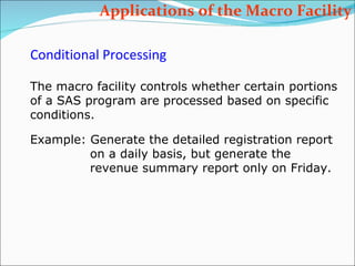 SAS Macros part 1 | PPT
